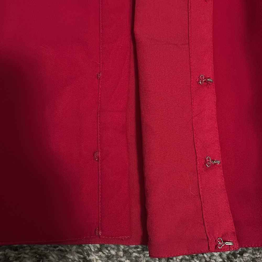 MISHA beaded Red Sleeveless Top - Picture 6 of 8